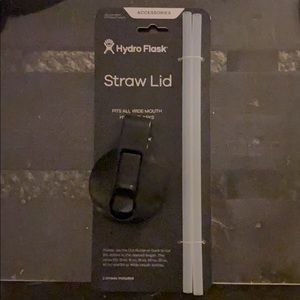 Brand New Hydroflask Straw Lid with Two Straws